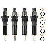 ZDKK Set of 4 pcs New Fuel Injectors OE 3932123 A3932123 For Cummins 4BT 3.9L Diesel Engine Truck
