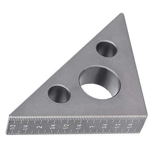 Regla triangular aluminio 45/90 grados miniatura 4
