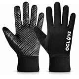OGLOVE Waterproof Football Field Gloves for Adults – Thermal Sports Gloves with Anti-Slip Grip and Touchscreen Fingertips for Football, Rugby, Running and Cycling - Adult Medium