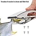 Fish Fillet Clamp, Stainless Steel Fish Tail Clip Deep-Jaw Fishing Grip for Cleaning Table Bait Board