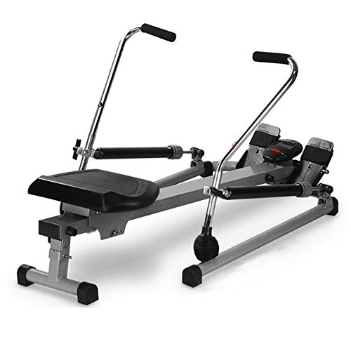 Image of Rowing Machines Hydraulic Rowing Machine Adjustable Resistance Smooth and Full Motion Rowing Stroke LCD Monitor Compact