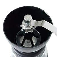 VIA CREMA Kaffeemühle Manuell, Handkaffeemühle Keramikmahlwerk. Coffee Grinder Manual Adjustable Ceramic Blades – Ansicht 5