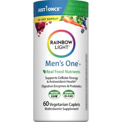 Rainbow Light Mens Multivitamin One + | 60 Caplets