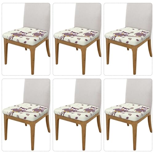 Housses de tabouret carrées en velours doux au design élégant - 3