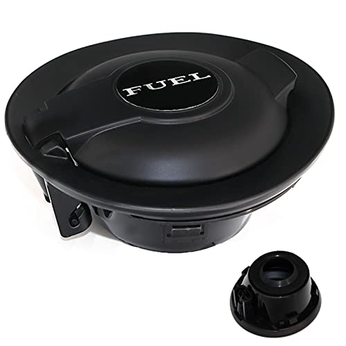 Tapa de combustible negra mate que mejora la apariencia y estética de tu Dodge Challenger