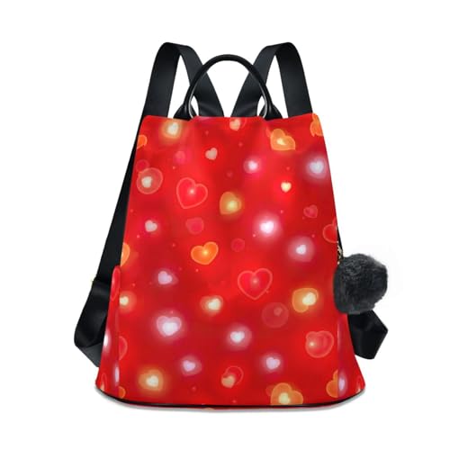 Sac à dos femme rouge pour compartimenter ses affaires de voyage en sécurité