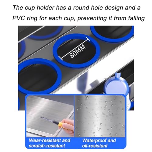 Porte-bouteilles d'eau en acier inoxydable vertical pour cuisine - 4
