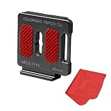 Colorado Tripod Arca Plates 40mm Universal Arca Swiss Quick Release Plate for Tripod Ball Head with