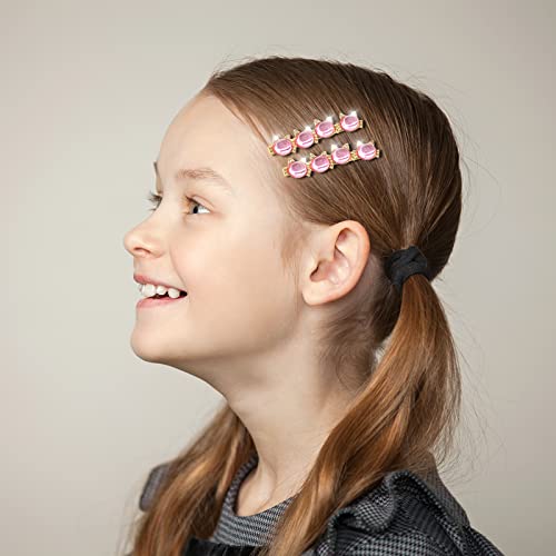 9 Pcs Cat Hair Clips Cute Metal Glitter Crystal Cat Hairpin Fashion Sweet Kitty Barrettes, Gifts For Women Girls #TOP1