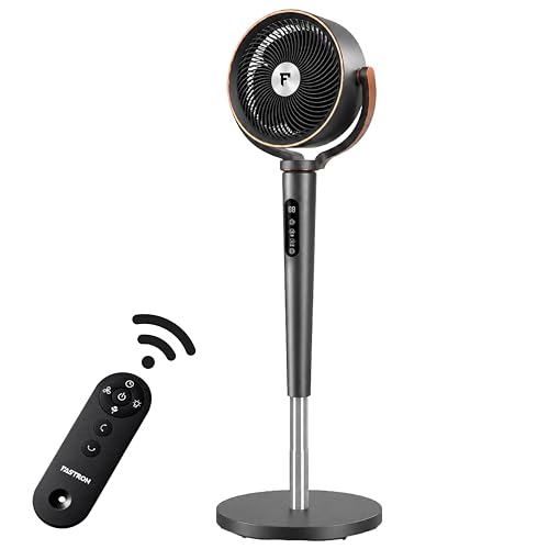 Image of FASTRON 3D Air Circulation Tower Fan with Mood Lamp & Voice Prompt, 120 Oscillation, Silent 20dB BLDC Motor, 12 Speeds, Remote & 12 Hrs Timer for Bedroom & Hall