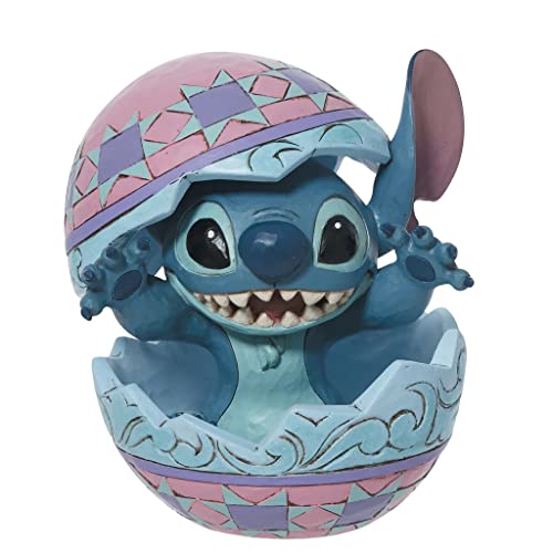 Disney Traditions Stitch In Easter Egg Figurine, Multicolor