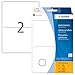 Produktbild HERMA 2570 Vielzweck-Etiketten groß (74 x 105 mm, 32 Blatt, Papier, matt) selbstklebend, permanent haftende Haushaltsetiketten zur Handbeschriftung, 64 Haftetiketten, weiß