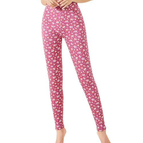 Leggings para mujer térmicos contra el frío invierno con forro de terciopelo grueso