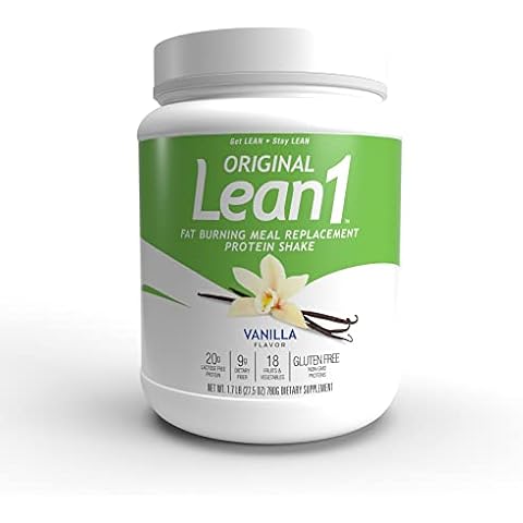 Nutrition 53 Lean 1 Fat Burning Protein Shake, Vanilla Flavor, 15 Serving Tub Cover