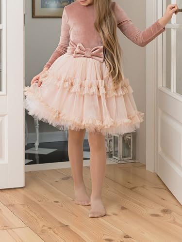 Stelle Girls Ballet Dance Students School Footed Tight (Toddler/Little Kid/Big Kid)(Tan,6-8 Years) — view 6