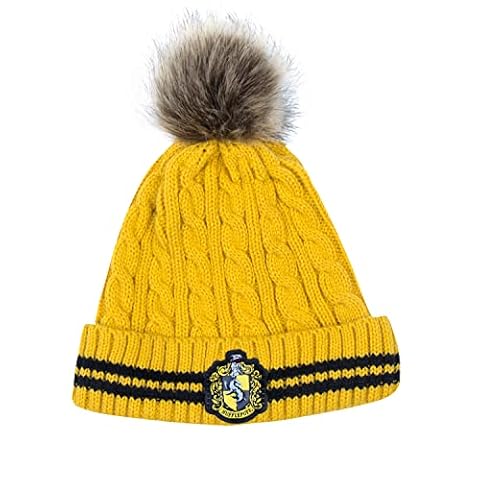 Cinereplicas Harry Potter - Czapka Pompom Hufflepuff - Oficjalna licencja