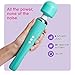 Oliver James Vibrator, Sex Toys Wand Massager, Adult Toy for Women - G Spot Vibrators, Clitoris Stimulation, Dildo, Water-Resistant, Wireless, 20 Vibration Modes & 8 Speeds (Large, Green)