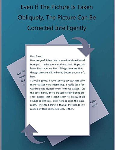 image for POEO Document Camera for Teachers, 8MP High Definition Book Scanner wi