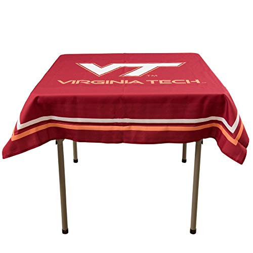 College Flags & Banners Co. VA Tech Hokies Logo Tablecloth or Table Overlay