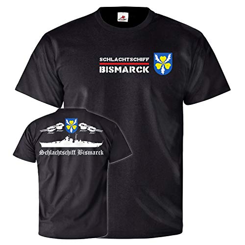 T-shirt Bateau de Bataille Bismarck Crew Truppe 25751