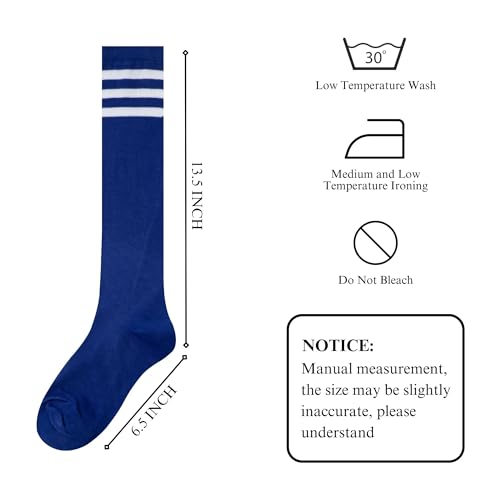 Image of Knee High Socks for Women, Long Tall Knee Tube Socks