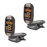 ChromaCast CC-440 Clip On Chromatic Tuner, Vanilla Cream, Pack of 2