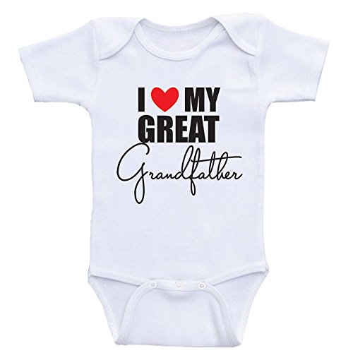 Image of Great Grandpa Baby Clothes Love My Great Grandpa, Grandad, Grandfather