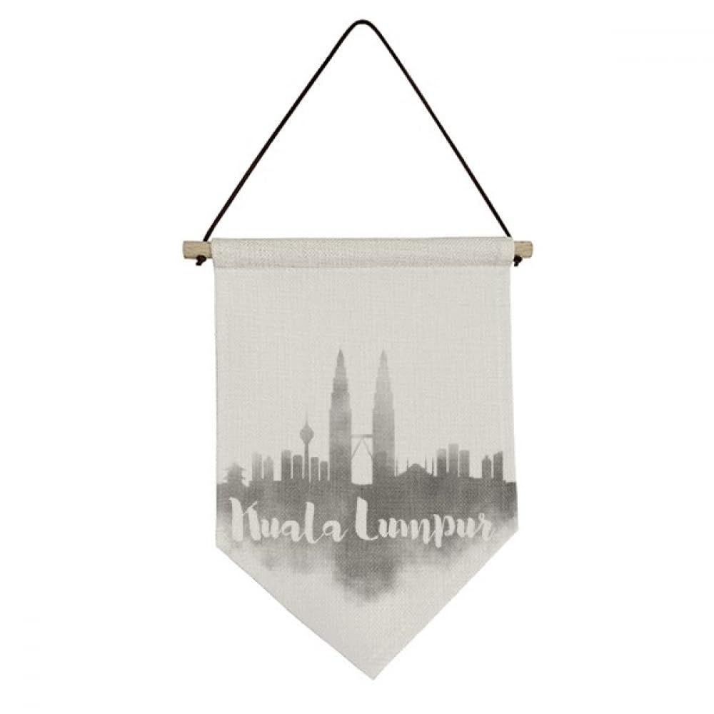 Drapeau Kuala Lumpur deco murale Malaisie suspension