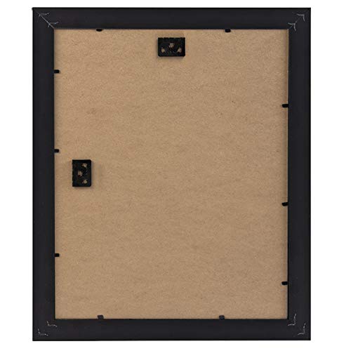 Golden State Art, 11x14 Photo Frame with Mat for Pictures 8x10 and Real Glass (Dark Gold Brown & Bronze Pewter Panel with White Color Mat, 1.25 Inch Frame Border) by Golden State Art - Used condition - Image 7