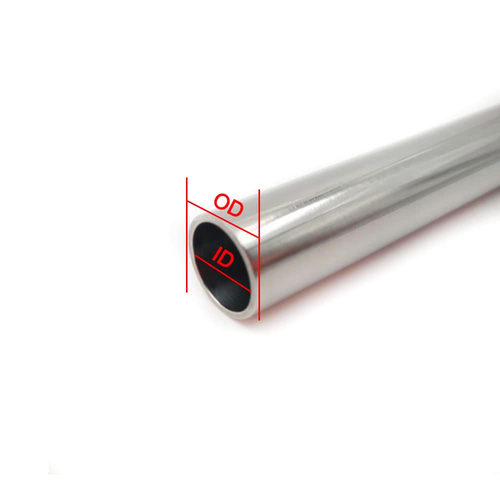 1 tubo di precisione in acciaio inossidabile 304, diametro esterno 6~20 mm, diametro interno 19 mm, 18 mm, 17 mm, 5 mm, lucidato all'interno e all'esterno, OD6 a OD20 mm.(OD14mm x ID11mm)