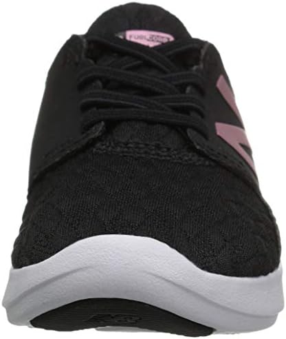 New Balance Unisex-Baby FuelCore Coast V3 Running Shoe, Black/White, 3 W US Infant | Image 1