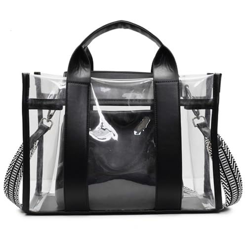 Sac transparent avec sac intérieur zippé pour sécuriser vos affaires