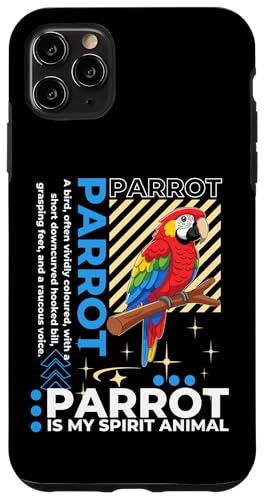 Parrot Is My Spirit �A�j�}�� �J���C�C���� �ʔ��� �I�E�� �X�}�z�P�[�X iPhone 11 Pro Max �p