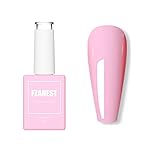 FZANEST Pastel Gel Nail Polish,15ml Light Pink Gel Polish Spring Summer Color Soak Off LED UV Soft Candy Nail Art DIY D29