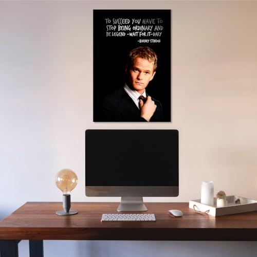 Image of Good Hope - Barney Stinson Poster 12x18 Inch Legendary Motivational Quote Wall Art How I Met Your Mother TV Series Print 300 GSM Paper for Wall Decor wall decoration Office, Bedroom, Study Room Decor