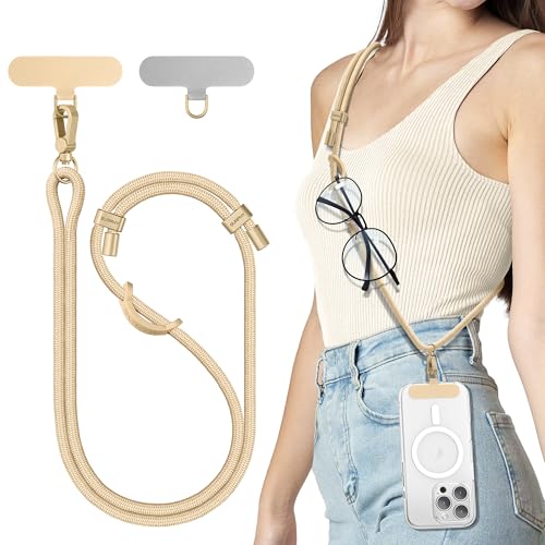 Image of SURPHY Phone Lanyard Crossbody, Phone Strap Crossbody with 2 Tether Tabs