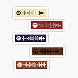 one Direction Albums spotify Code Set Sticker - Sticker Graphic - Auto, Wall, Laptop, Cell, Truck Sticker for Windows, Cars, Trucks