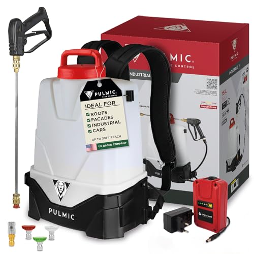 PULMIC Pulverizador Electrico Limpieza. Aplicación Productos Químicos y de Limpieza. 15L. Bateria...
