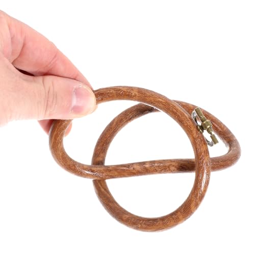 Image of 4Pcs 6 inch Embroidery Frame Circle Cross Stitch Frame Wood Ring Round Imitated Embroidery Hoops for Art Ornaments Sewing Decoration