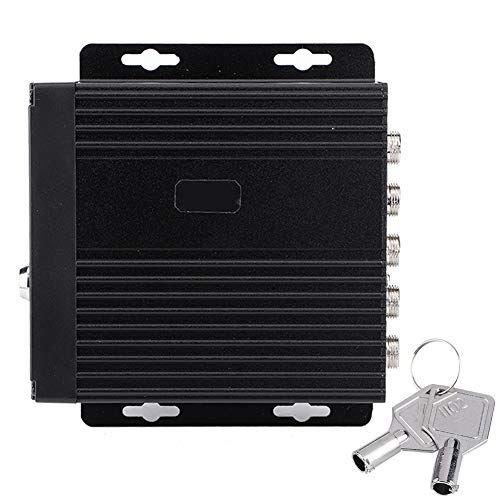 KIMISS Mini DVR Mobile, Realtime Car Mobile DVR Entrada de grabadora de video/para Audio de 4 canales con control remoto