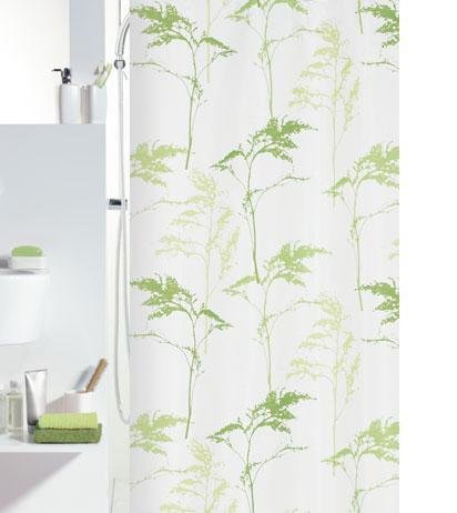 Spirella Textile Curtain Mount Grey 180 x 200 1211741, Grey, Standard