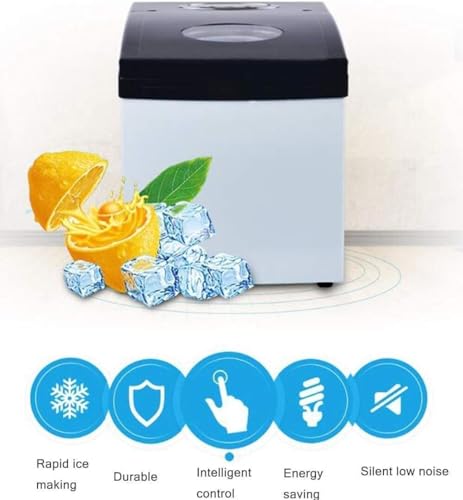 Fabricadora de hielo comercial para tiendas de té con leche y cafeterías, totalmente automática y compacta miniatura 4