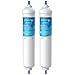 Price comparison product image Waterdrop 2X DA29-10105J Fridge Water Filter, Compatible with Samsung Aqua-Pure Plus (Only External) DA29-10105J DA99-02131B HAFEX/EXP DA2010CB 5231JA2010B Wpro USC100/1 USC100 WSF-100