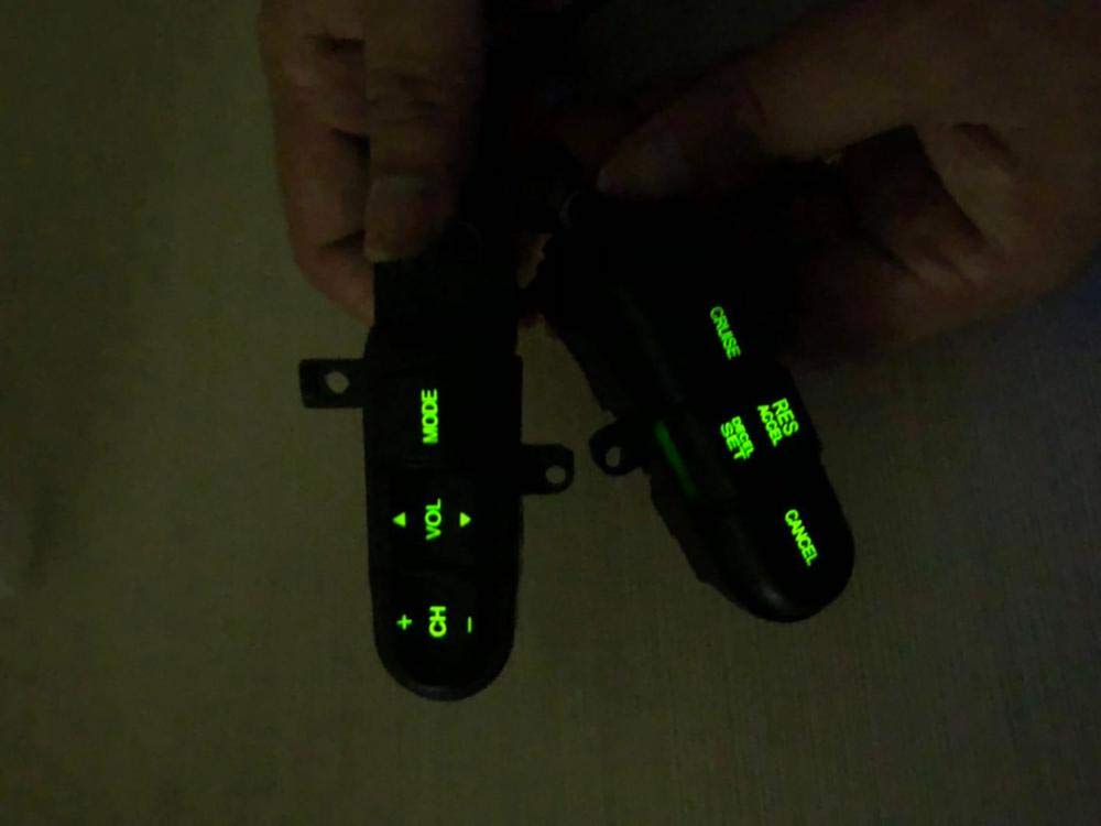 Car Parts, NEW Steering Wheel Audio Control Switch 36770-SNA-A12 36770SNAA12 Cruise Switch For Honda Civic 2006 2007 2008 - (Color: Green light)