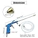 uxcell Air Engine Cleaning Spray Gun High Pressure with 40.2