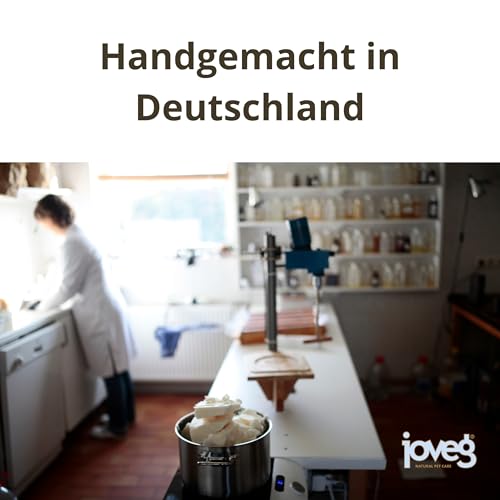 joveg® Pferdeseife Shampoo, Pferde-Pflege, Hautpflege -Bio Shampoo Seife, Reinigung, Pflege, Schweifwäsche, Mähne, Schimmel- Made in Germany, Handgemacht, 140g