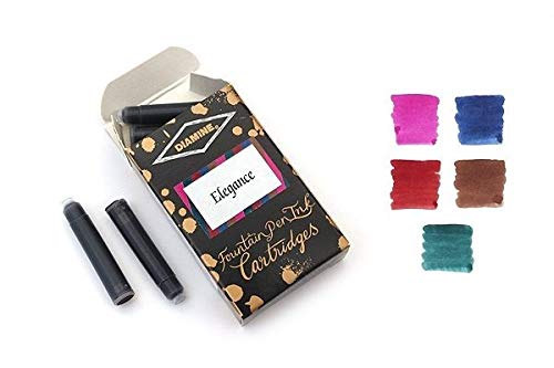 Diamine Cartridges Packs Mixed Elegance (Standard Size)