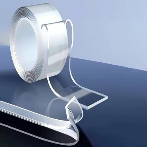 YHDMDQ Protector De Cantos Flexible, Autoadhesivo Protección De Esquinas Y Bordes, Cinta Transparente De 5M para Frigoríficos, Fregaderos, Muebles De Mesa(Wide 2cm x Thick 1mm)