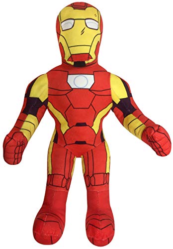 Marvel Super Hero Adventures Toddler Iron Man Plush Stuffed Pillow Buddy - Super Soft Polyester Microfiber, 20 inch (Official Marvel Product)