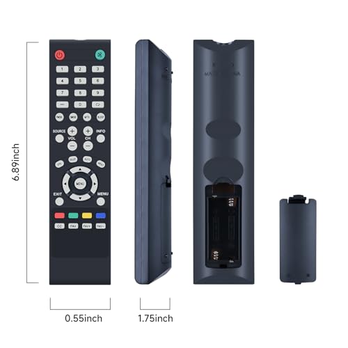 GWVEE Remote Control Replacement for PROSCAN TV PLDED4017 PLDED5066A-B PLDED5068A-D PLED5529A-G PLCD3271A-D PLDED4016A-D PLDED3996A-E PLDED3273A-E